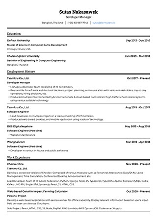 Preview image of Curriculum vitae